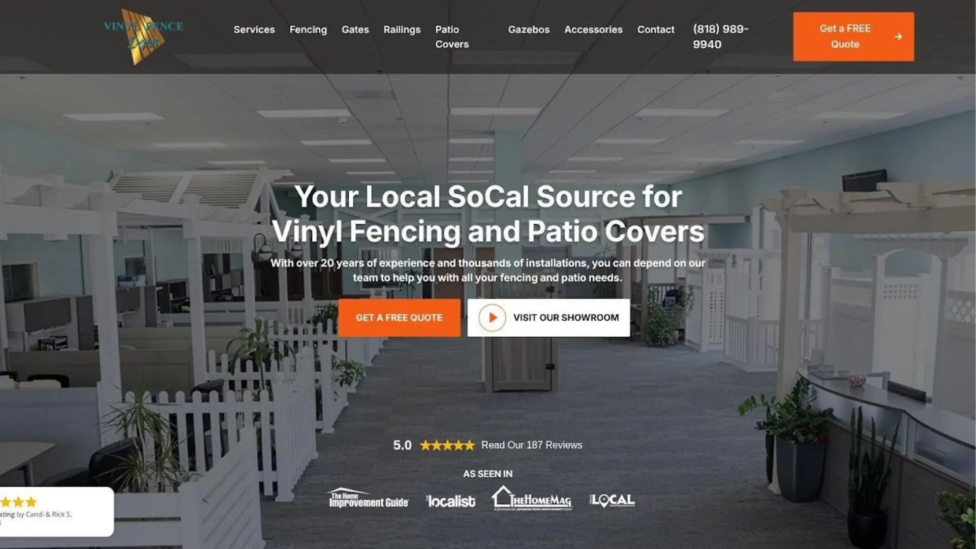 Vinyl fences depot