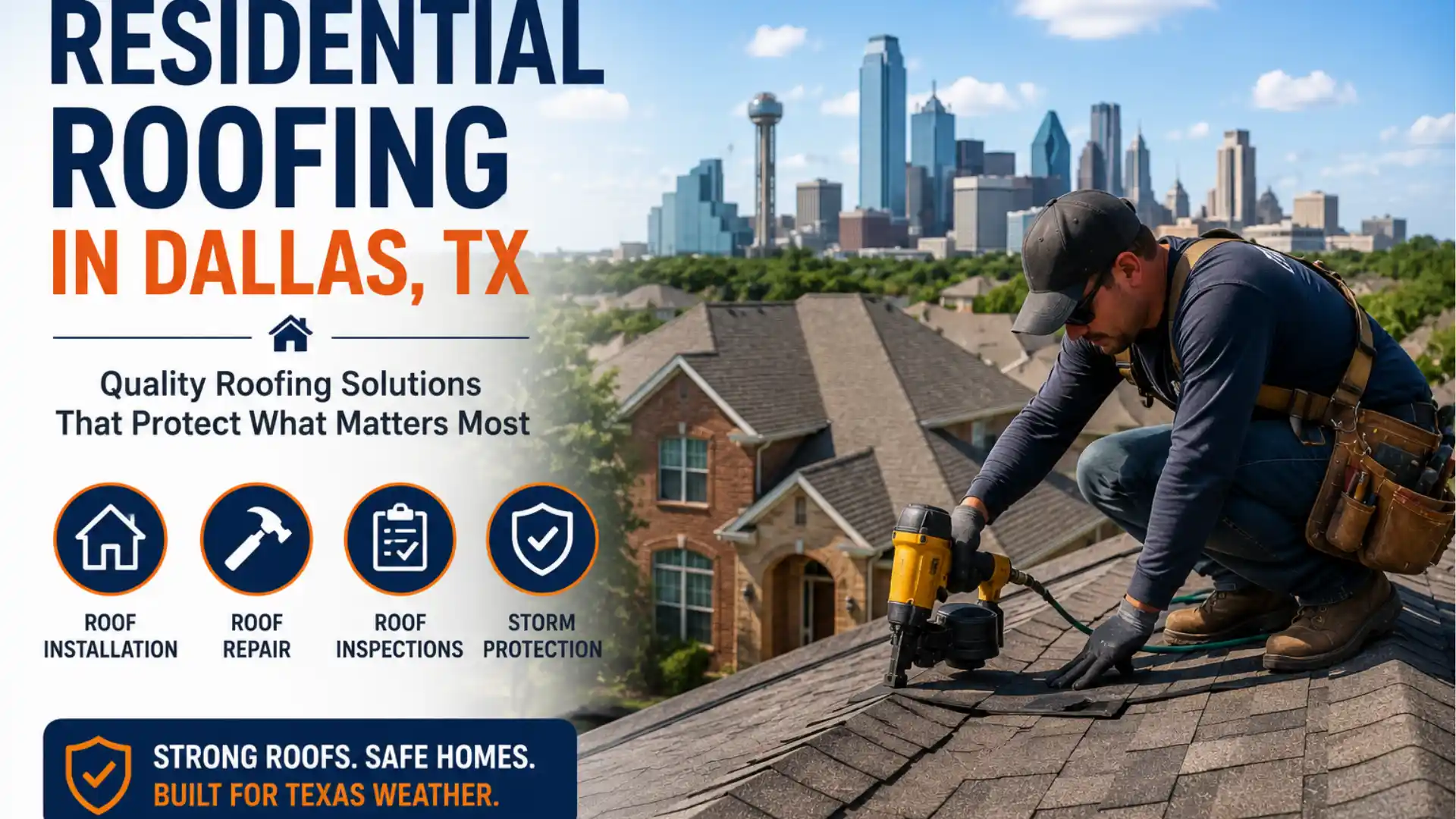 Residential Roofing in Dallas, TX: Protecting Your Home for the Long Term
